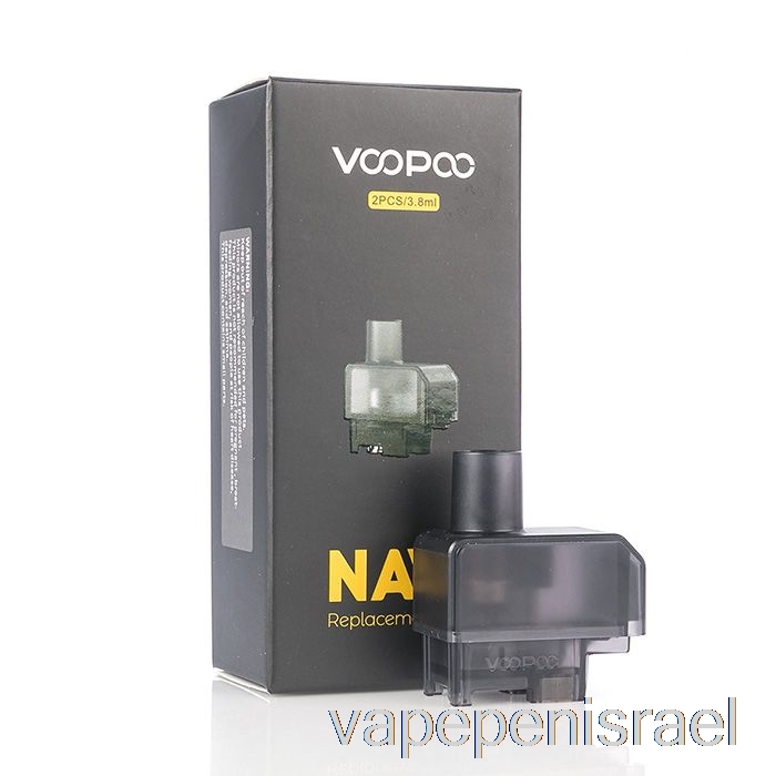 תרמילים להחלפה של Vape Israel Voopoo Navi חד פעמי 3.8 מ"ל תרמילי נאווי ניתנים למילוי חוזר